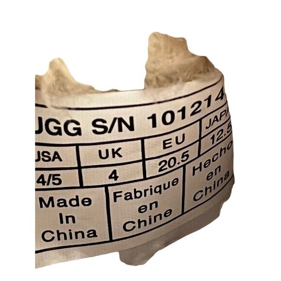 Ugg Lemmy 1012146I Baby Girl Pink Moccasisn Shearling Lined Suede Boots 4 / 5 - Picture 16 of 16